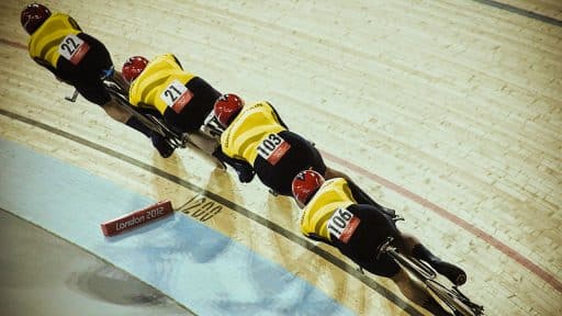 Track cycling team 720s